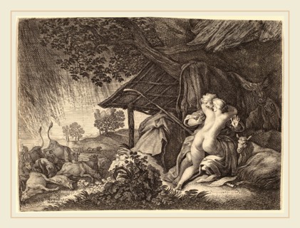Moyses van Uyttenbroeck (Dutch, c. 1590-1648), A Storm, etching