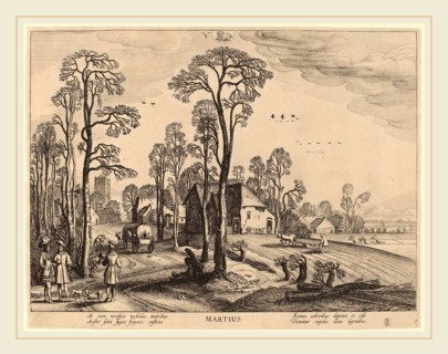 Jan van de Velde II (Dutch, 1593-1641), March, etching