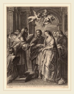 Schelte Adams Bolswert after Sir Peter Paul Rubens (Flemish, 1586-1659), The Marriage of the
