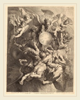 Lucas Emil Vorsterman after Sir Peter Paul Rubens (Flemish, 1595-1675), The Fall of the Rebel