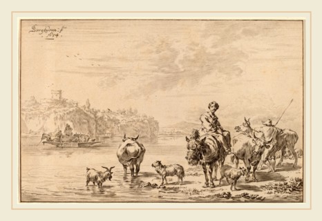Cornelis Ploos van Amstel and Johannes Kornlein after Nicolaes Pietersz Berchem (German, died