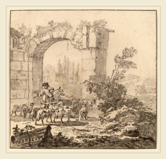 Cornelis Ploos van Amstel and Cornelis Brouwer after Simon van der Does (Dutch, 1726-1798), Flock