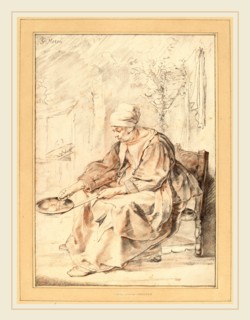 Cornelis Ploos van Amstel and Johannes Kornlein after Gabriel Metsu (German, died 1772), Pancake