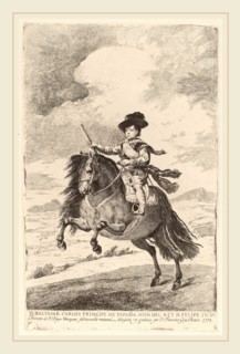 Francisco de Goya after Diego VelÃ¡zquez, Baltasar Carlos, Spanish, 1746-1828, 1778, etching and