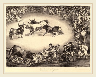 Francisco de Goya, Dibersion de EspaÃ±a (Spanish Entertainment), Spanish, 1746-1828, 1825,