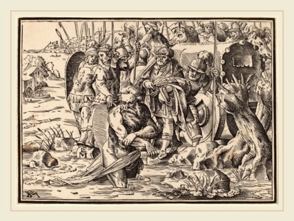 Christoph Murer, The Martyrdom of Saint James (?), Swiss, 1558-1614, published 1630, woodcut on