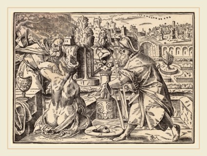 Christoph Murer, Christ Tells His Disciples of the Last Judgment, Swiss, 1558-1614, published 1630,