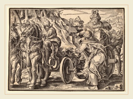 Christoph Murer, Christ Tells His Disciples of the Last Judgment, Swiss, 1558-1614, published 1630,