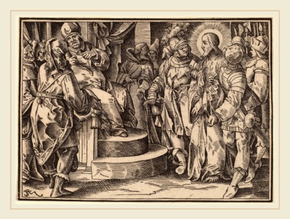 Christoph Murer, Christ Tells His Disciples of the Last Judgment, Swiss, 1558-1614, published 1630,