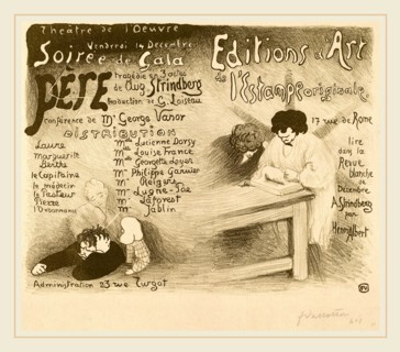 Félix Vallotton, PÃ¨re, Swiss, 1865-1925, 1894, lithograph in green on japan paper (deluxe edition