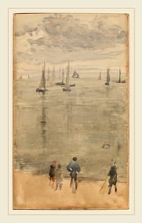 James McNeill Whistler, Violet [Note?]The Return of the Fishing Boats, American, 1834-1903, c.