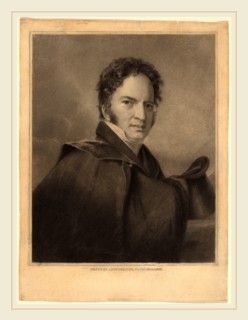 Albert Newsam after Thomas Sully, Gideon Fairman, American, 1809-1864, 1827, charcoal, pen and