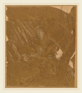 Charles Sprague Pearce, Study for a Border Design, American, 1851-1914, 1890-1897, graphite and