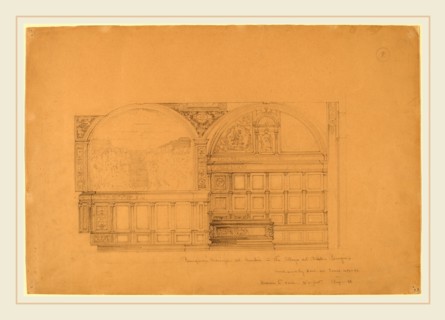 John Russell Pope, Perugino's Udienza del Cambio  in the Collegio del Cambio, Perugio, American,