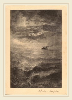 Elbridge Kingsley, At Sea, American, 1842-1918, c. 1883, wood engraving
