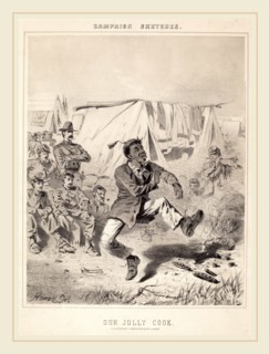 Winslow Homer, Our Jolly Cook (Campaign Sketches), American, 1836-1910, lithograph