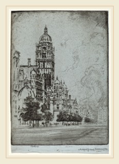 Joseph Pennell, Magnificent Kensington, American, 1857-1926, 1904, etching