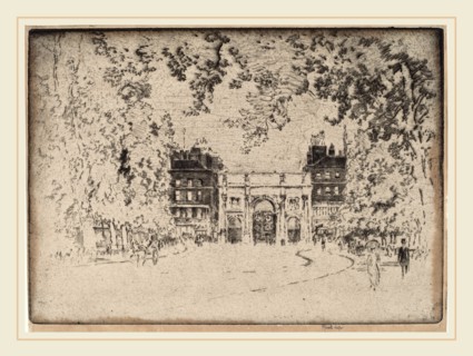 Joseph Pennell, The Marble Arch, American, 1857-1926, 1905, etching