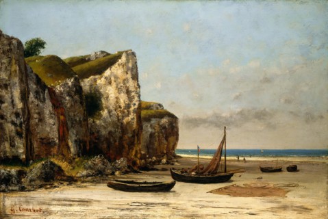 Courbet, Beach in Normandy