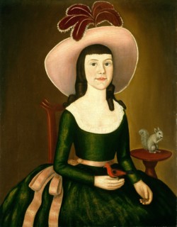 The Denison Limner (Probably Joseph Steward), Miss Denison of Stonington, Connecticut (possibly