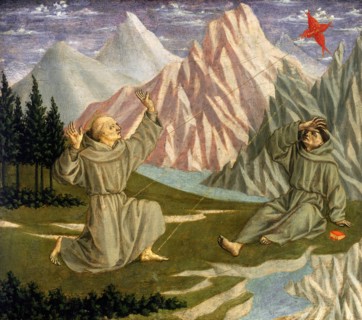 Domenico Veneziano (Italian, c. 1410-1461), Saint Francis Receiving the Stigmata, c. 1445-1450,