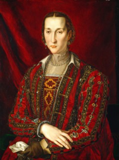 Agnolo Bronzino, Eleonora di Toledo, Italian, 1503-1572, c. 1560, oil on panel