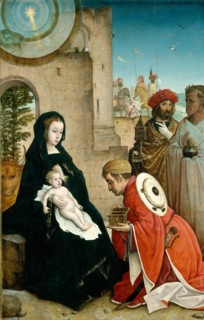 Juan de Flandes (Hispano-Flemish, active 1496-1519), The Adoration of the Magi, c. 1508-1519, oil