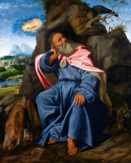 Giovanni Girolamo Savoldo (Italian, c. 1480-1548 or after), Elijah Fed by the Raven, c. 1510, oil