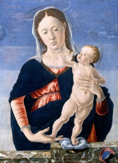 Marco Zoppo or Imitator, Madonna and Child, Italian, 1433-1478, c. 1467-1468, tempera on panel