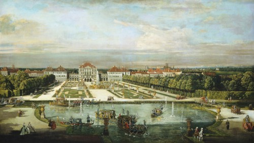 Bernardo Bellotto and Workshop, Nymphenburg Palace, Munich, c. 1761, oil on canvas