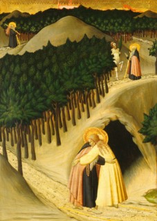 Master of the Osservanza (Sano di Pietro?) (Italian, active late 1420s-early 1440s), The Meeting of
