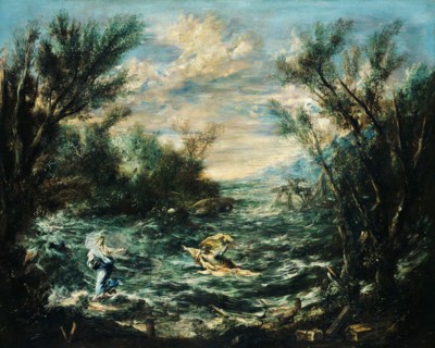 Alessandro Magnasco (Italian, 1667-1749), Christ at the Sea of Galilee, c. 1740, oil on canvas