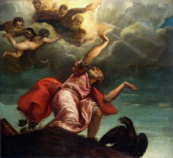 Titian, Saint John the Evangelist on Patmos, Italian, c. 1490-1576, c. 1547, oil on canvas