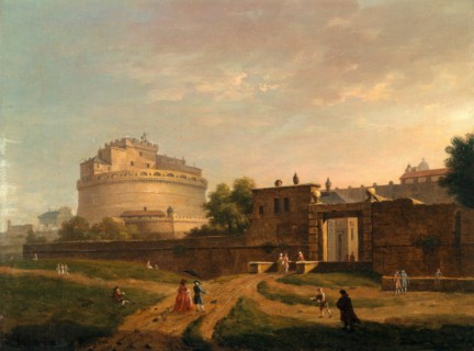 Castel Sant'Angelo, Rome Signed and dated, lower left: "J Richards RA | 1776", John Inigo Richards,