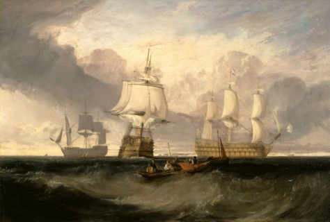 The Victory Returning from Trafalgar, in Three Positions The "Victory" returning from Trafalgar