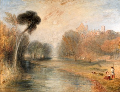Schloss Rosenau, Coburg Signed in brown paint, lower left: "JM TURNER | RA"; lower right: "RA",
