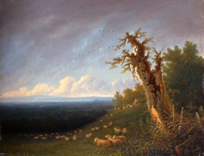 Shepherd Boy on a Hillside, William Turner of Oxford, 1789-1862, British
