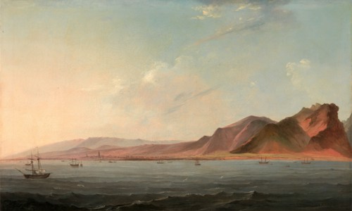 View of Santa Cruz, Tenerife Signed and dated, lower right: "J. Webber pinx 1776", John Webber,