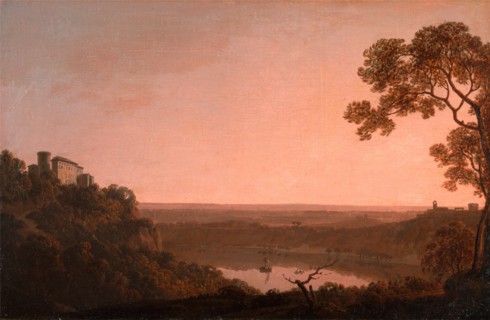 Lake Nemi, Joseph Wright of Derby, 1734-1797, British
