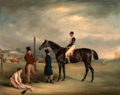 Euxton, with John White Up, at Heaton Park Buxton' with John White up Inscribed, lower right:
