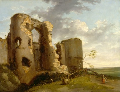 West Gate of Pevensey Castle, Sussex, John Hamilton Mortimer, 1740-1779, British