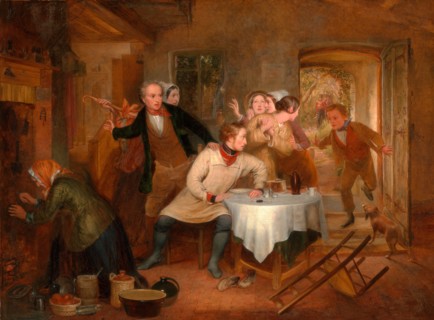 The Deserter's Home Signed and dated, lower left: "Rich Redgrave 1847", Richard Redgrave,