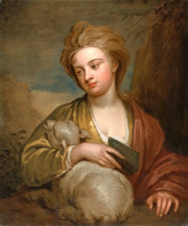 Portrait of a Woman as St. Agnes, Traditionally Identified as Catherine Voss Miss Voss as St.