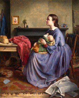 Lord, Thy Will Be Done Signed and dated, lower left: "PCALDERON - 1855", Philip Hermogenes
