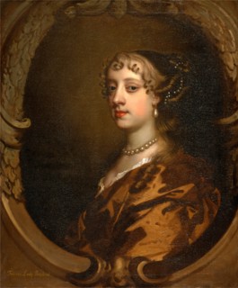 Lady Frances Savile, Later Lady Brudenell Inscribed in artist's hand, yellow paint, lower left: