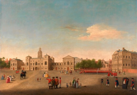 View of Horse Guards and Whitehall, London  unknown artist, 18th century, British