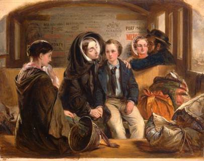 Second Class - The Parting. "Thus part we rich in sorrow, parting poor." Third Class - The Parting,