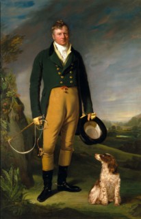 Portrait of a Man An Unknown Man with his Dog A Gentleman with his Dog, William Owen, 1769-1825,