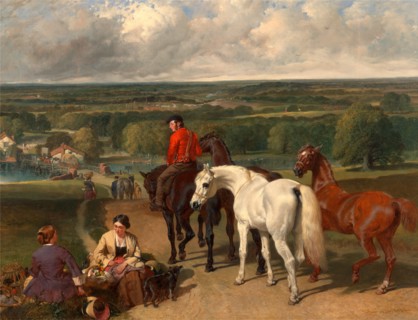 Exercising the Royal Horses Signed and dated, lower right: "JF Herring [?Ser?] | 1847-55", John