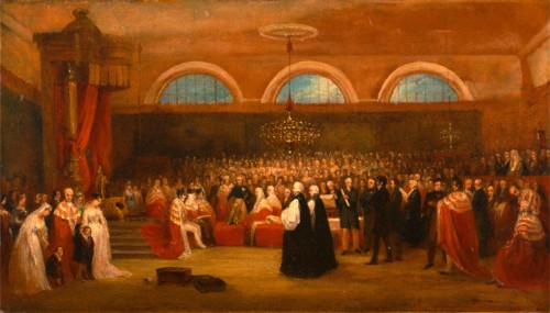The Passing of the Great Emancipation Act, George Jones, 1786-1869, British